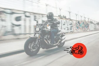 rider on motorcycle