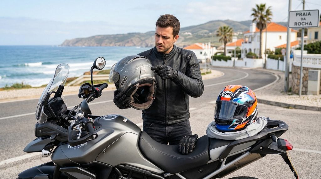 Know the right time to replace your motorcycle helmet